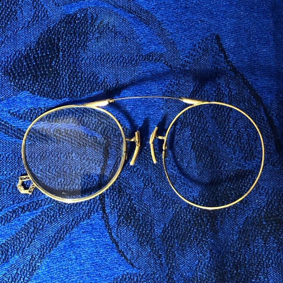 1/10 12k Vtg Engraved Oxford Lorgnette Spectacles - Picture 2 of 16